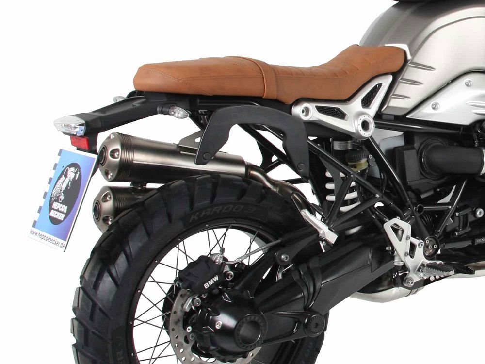 Hepco & Becker C-Bow tassendrager set RECHTS zwart voor BMW R Nine T Scrambler 16-/ Urban G/S 40 Years Edition