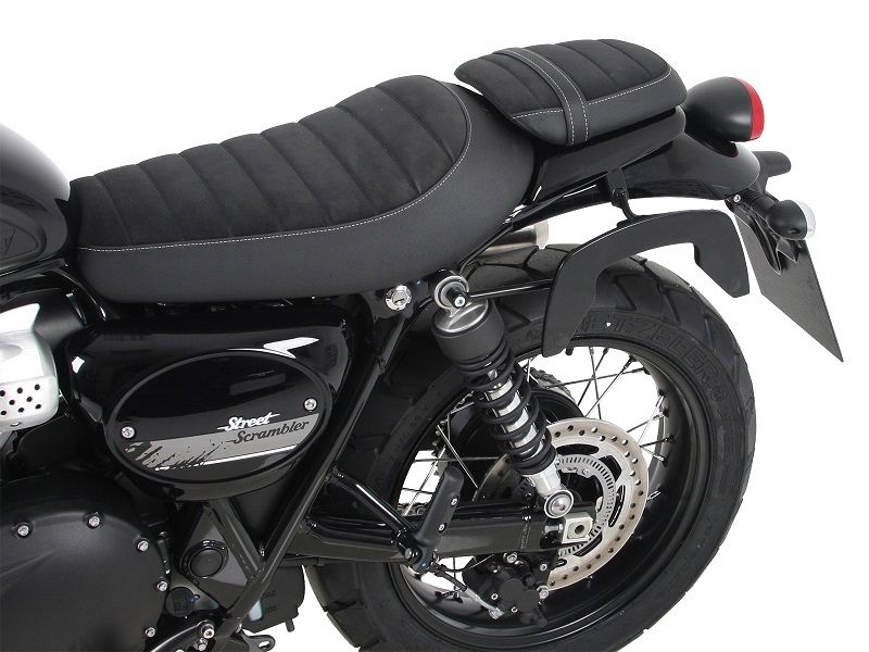 Hepco & Becker C-Bow tassendrager set LINKS zwart voor Triumph Street Scrambler vanaf 2017