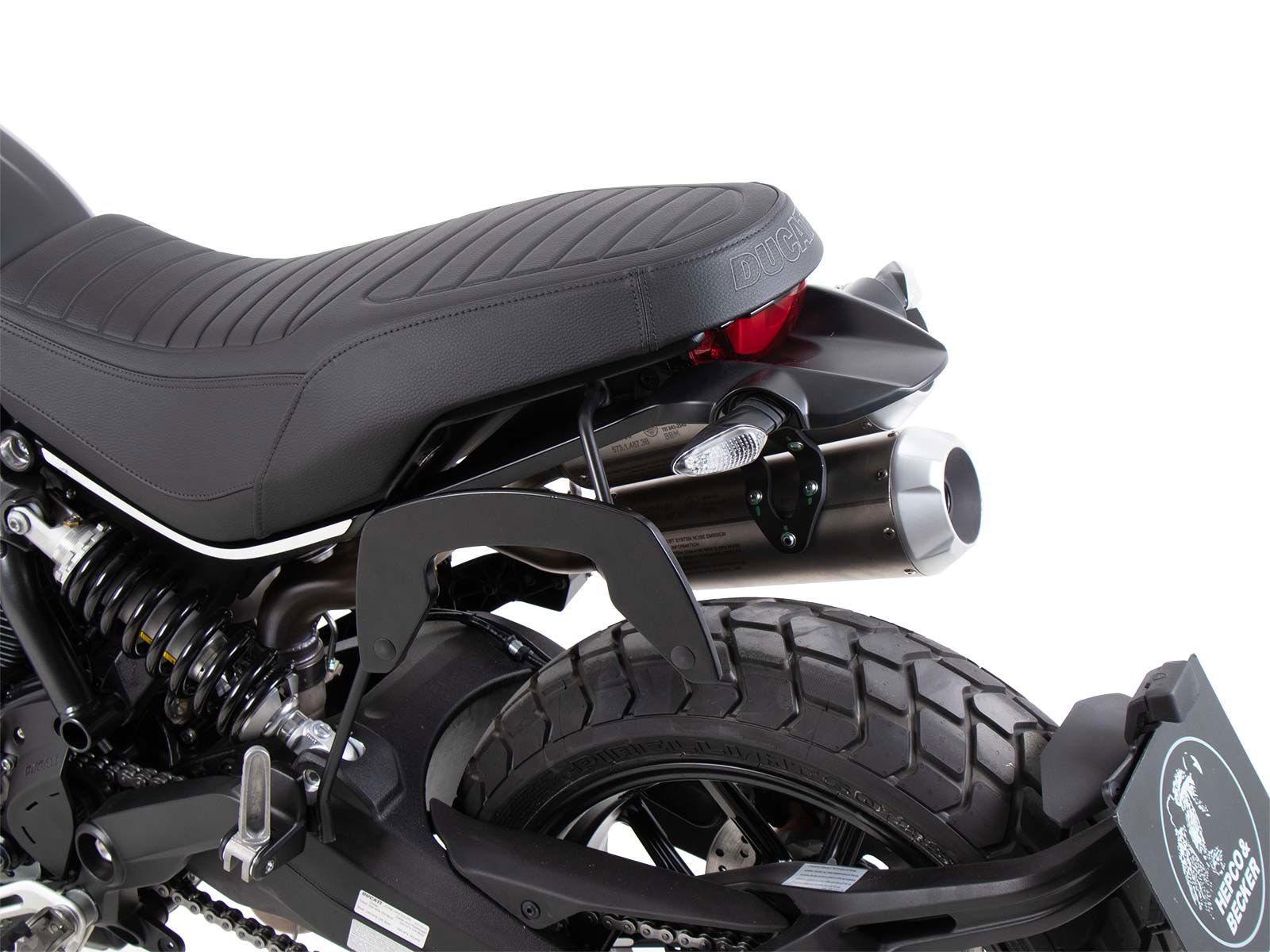 Hepco & Becker C-Bow tassendrager set LINKS voor Ducati Scrambler 1100 Dark Pro vanaf 2021