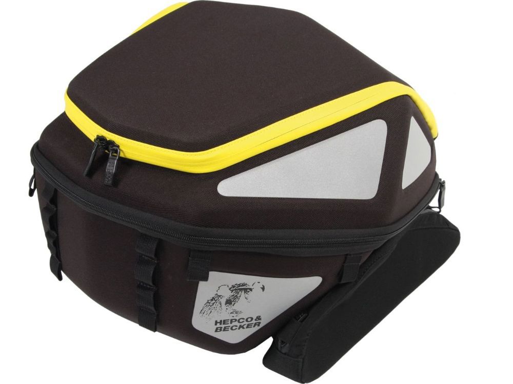 Hepco&Becker Rear bag Royster geel inclusief Lock-it adapter