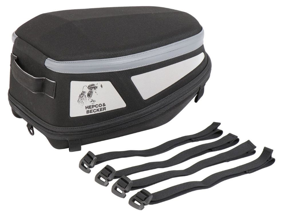 Hepco&Becker Rear bag Royster Sport zwart/grijs inclusief spanbanden