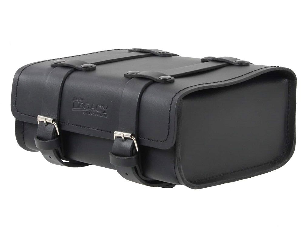 Hepco&Becker Legacy rear bag leer zwart