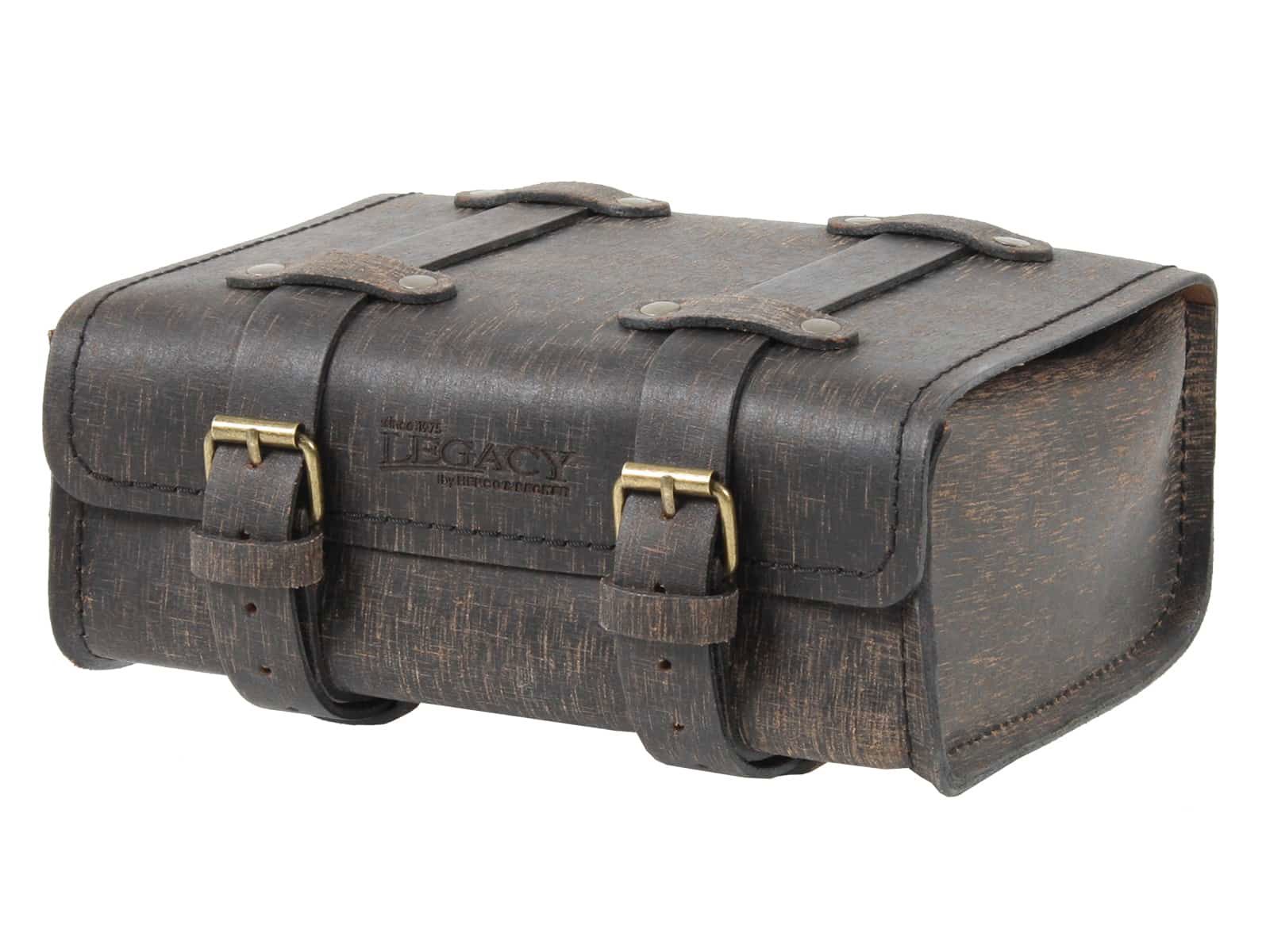 Hepco&Becker Legacy rear bag leer rugged bruin