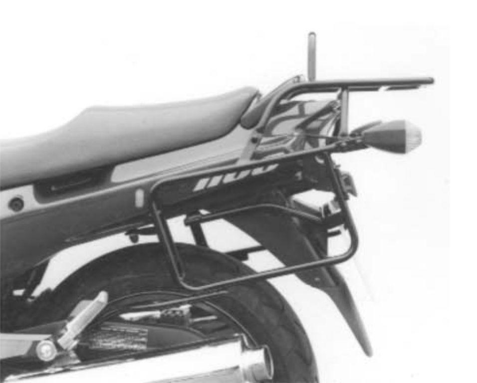 Hepco & Becker Topdrager zwart voor Kawasaki ZX6R vanaf 1994 tot 1997