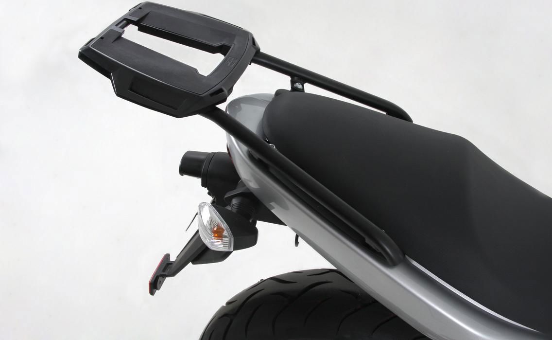 Hepco&Becker Topdrager Alurack zwart voor Suzuki GSF600N/ S BANDIT vanaf 2000 tot 2004