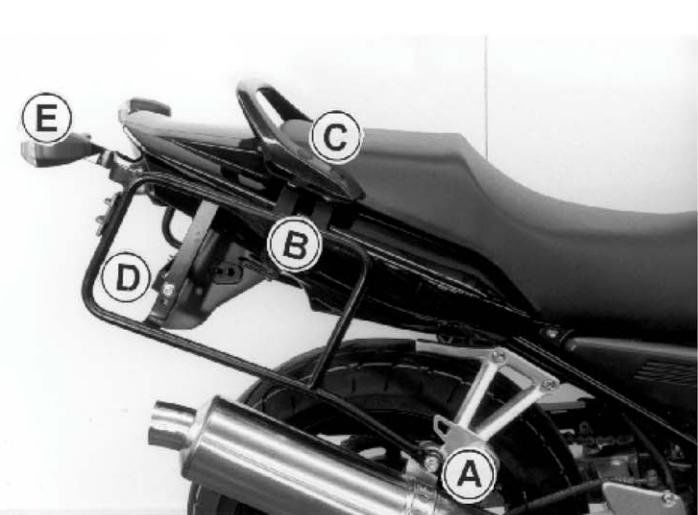 Hepco&Becker Topdrager chroom voor Yamaha SR500