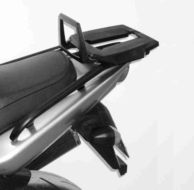Hepco&Becker Topdrager Alurack zwart voor Yamaha FZS1000 2001 tot 2005