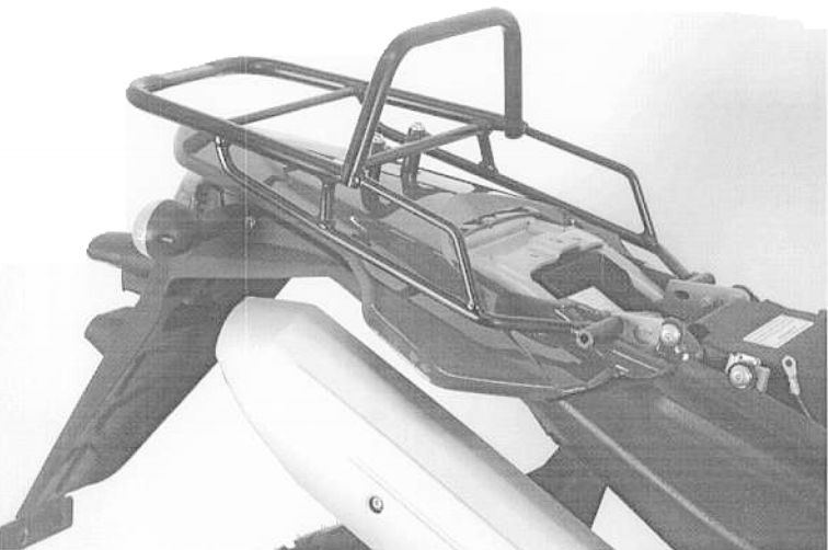 Hepco & Becker Topdrager zwart voor Yamaha XT125 2005