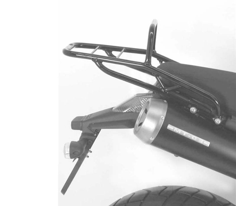 Hepco&Becker Topdrager zwart voor Yamaha MT03 vanaf 2006