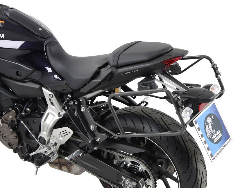 Hepco & Becker Kofferrek Lock tot it antraciet Yamaha MT 07 vanaf 2014 tot 2017