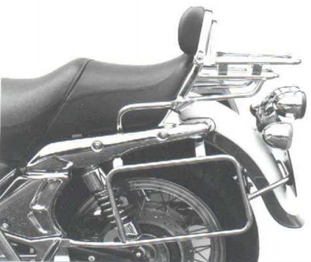 Hepco&Becker Topdrager chroom voor Moto Guzzi V 65 FLORIDA vanaf 1992