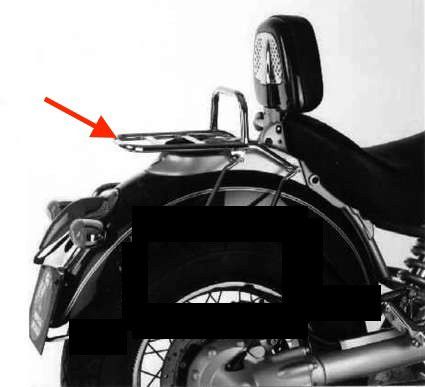 Hepco&Becker Topdrager chroom voor BMW R850C / R1200C