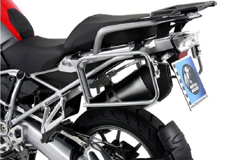 Hepco & Becker Kofferrek Lock tot it zilver BMW R1200GS LC vanaf 2013 tot 2018