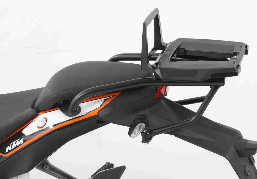 Hepco&Becker Topdrager Alurack zwart voor KTM 125 Duke vanaf 2011 tot 2016/ Duke 200 vanaf 2012 tot 2016