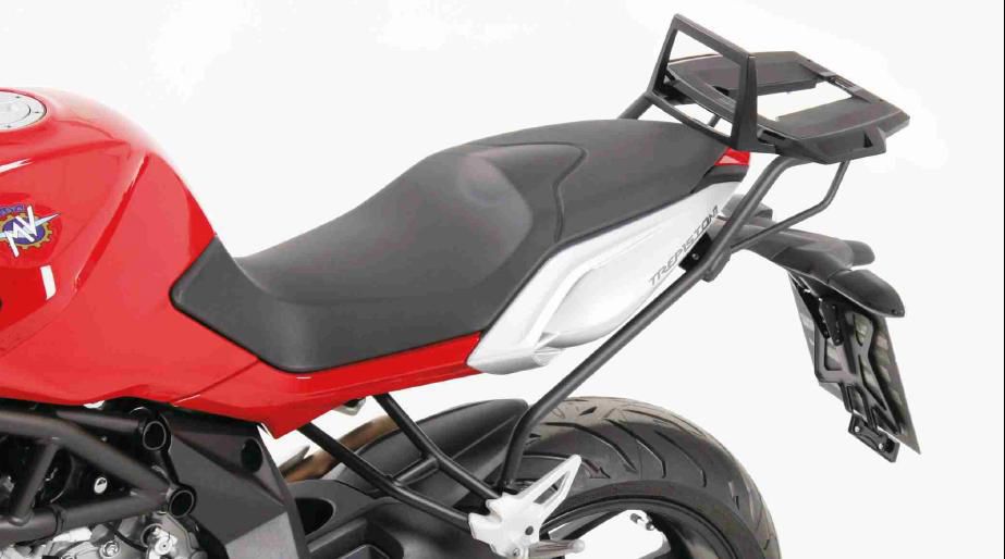 Hepco&Becker Topdrager Alurack zwart voor MV Agusta Brutale 675 vanaf 2012/ Brutale 800 vanaf 2013