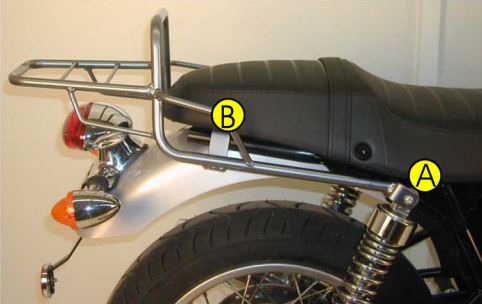 Hepco&Becker Topdrager chroom voor Triumph Thruxton / Scrambler 900