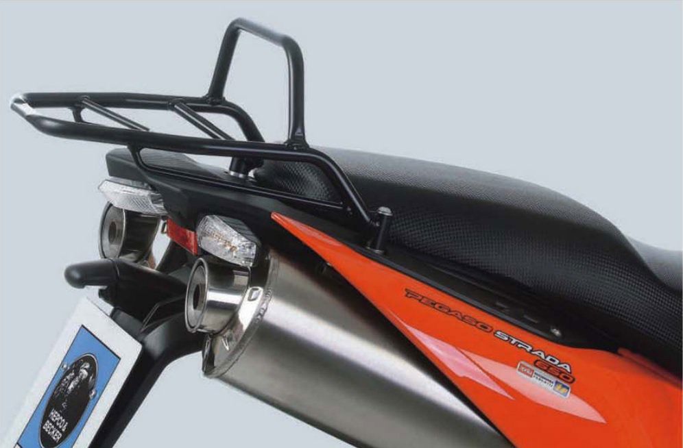 Hepco & Becker Topdrager zwart voor Aprilia PEGASO 650 Trial / Strada vanaf 2005-