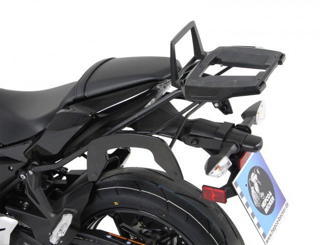 Hepco&Becker Topdrager Alurack zwart voor Kawasaki NINJA 650 vanaf 2017