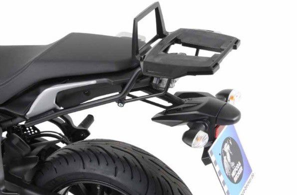 Hepco&Becker Topdrager Alurack zwart voor Yamaha MT07 Tracer vanaf 2016 tot 2020