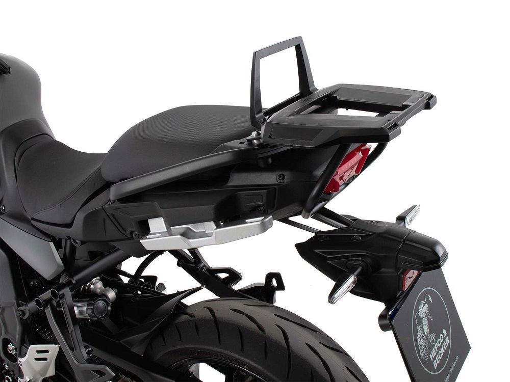 Hepco&Becker Topdrager Alurack zwart voor Yamaha Tracer 9 / GT vanaf 2021