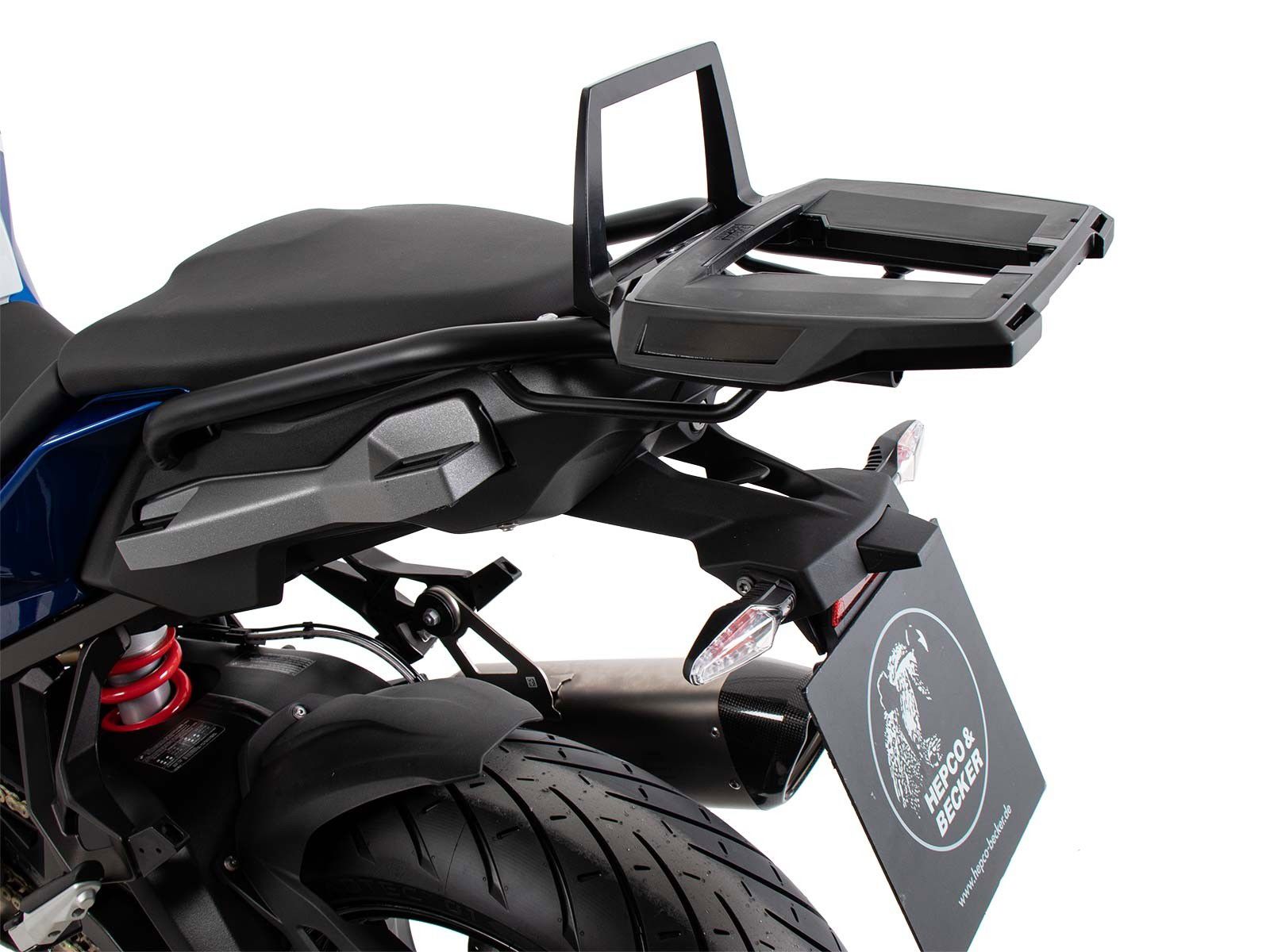 Hepco&Becker Topdrager Alurack zwart voor BMW S1000XR vanaf 2020 tot 2023