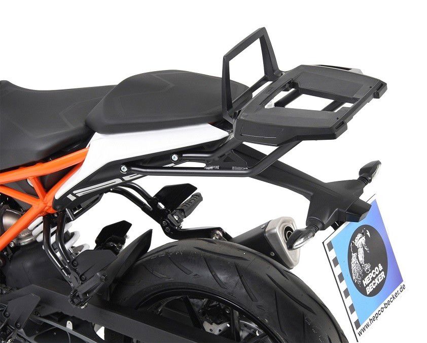 Hepco&Becker Topdrager Alurack zwart voor KTM 125 Duke vanaf 2017