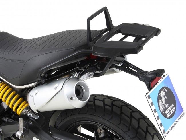 Hepco&Becker Topdrager Alurack zwart voor Ducati Scrambler 1100 / Special / Sport vanaf 2018