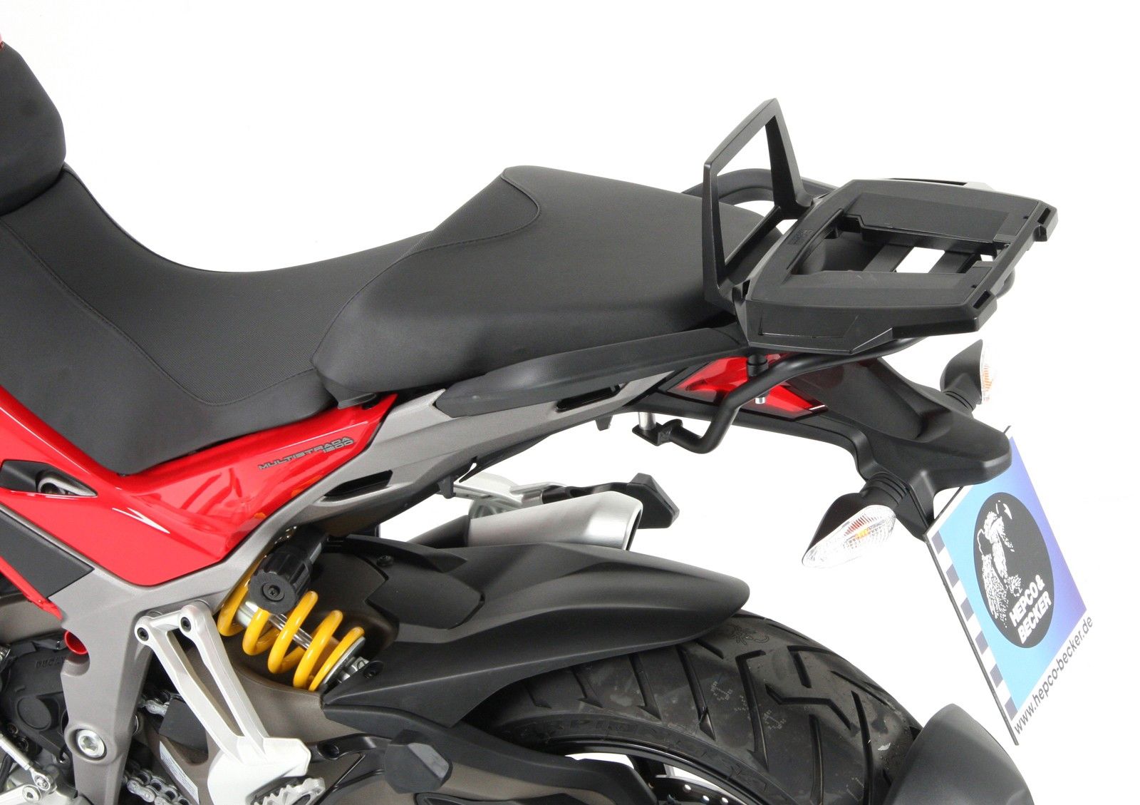 Hepco&Becker Topdrager Alurack zwart voor Ducati Multistrada 1260 vanaf 2018