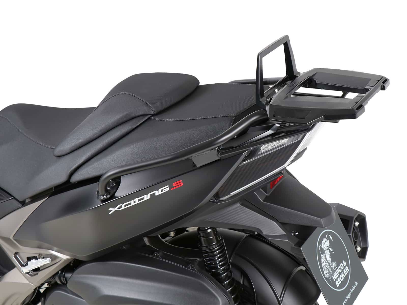 Hepco&Becker Topdrager Alurack zwart voor Kymco Xciting 400 i vanaf 2017