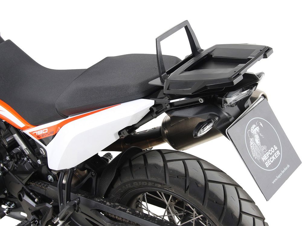Hepco&Becker Topdrager Alurack zwart voor KTM 790 Adventure R vanaf 2019