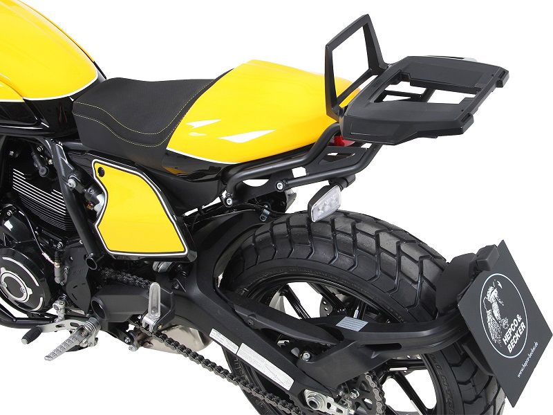 Hepco&Becker Topdrager Alurack zwart voor Ducati Scrambler 800 vanaf 2019 tot 2022