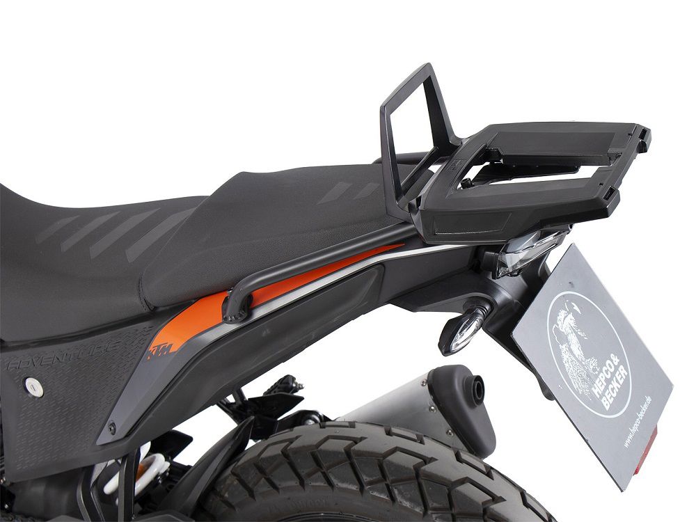 Hepco&Becker Topdrager Alurack zwart voor KTM 390 Adventure vanaf 2020
