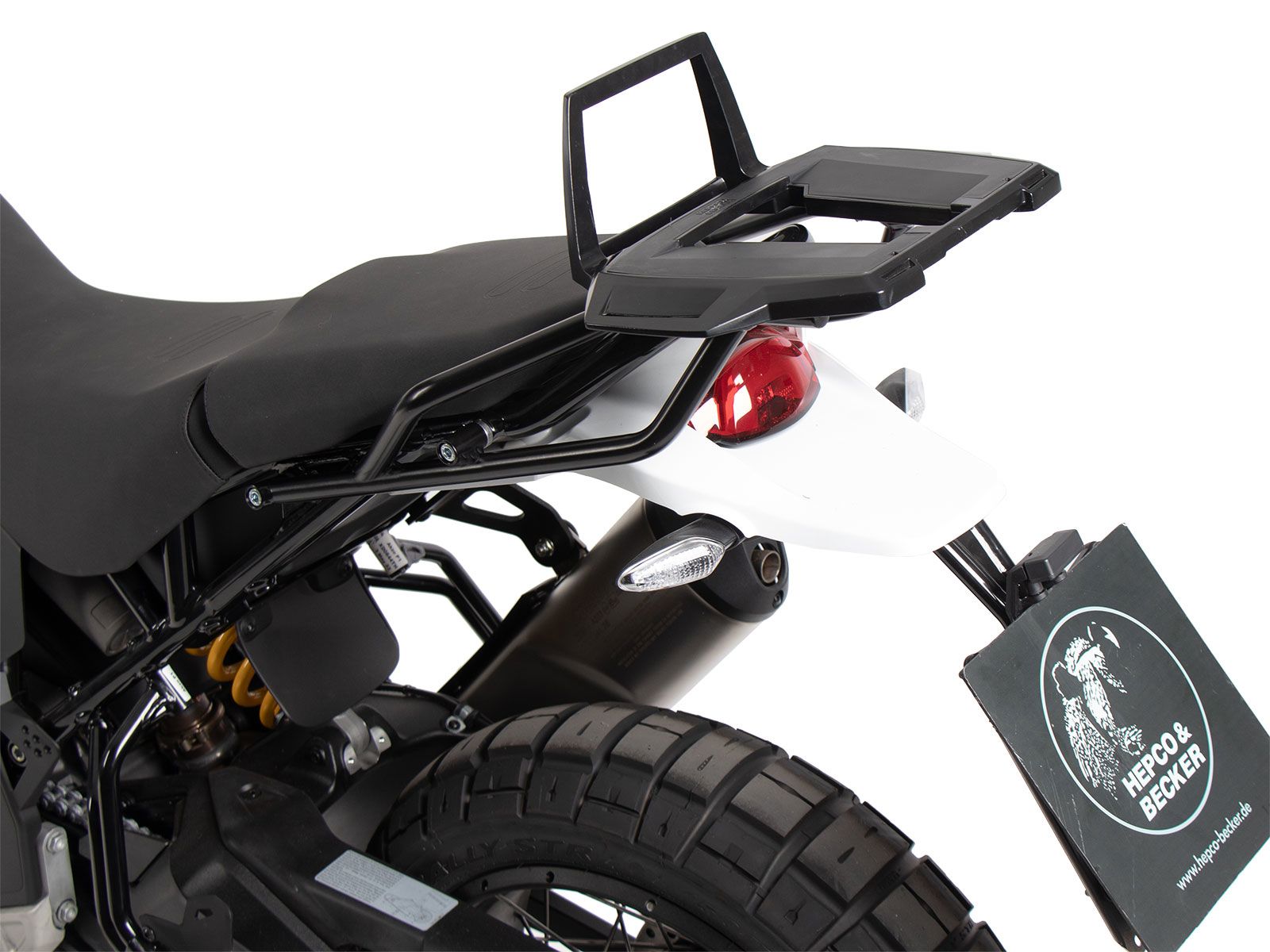 Hepco&Becker Topdrager Alurack zwart voor Ducati DesertX vanaf 2022