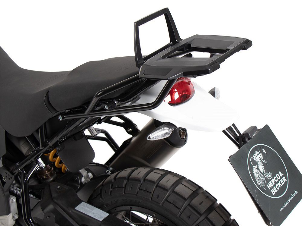 Hepco&Becker Topdrager Alurack zwart voor Ducati DesertX Rally vanaf 2024