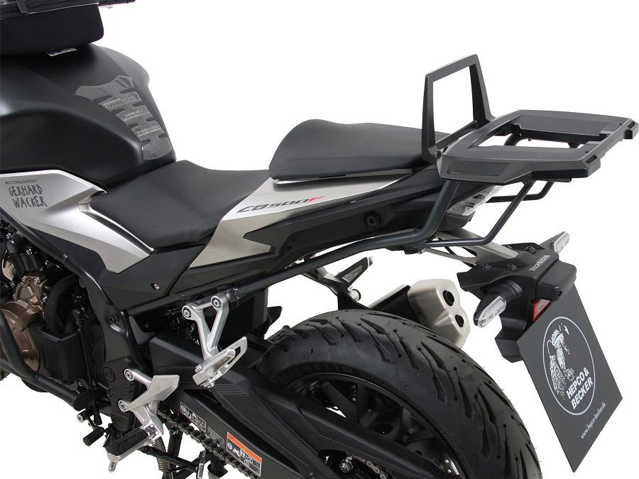 Hepco&Becker Topdrager Alurack antraciet voor Honda CB500F vanaf 2019 tot 2023