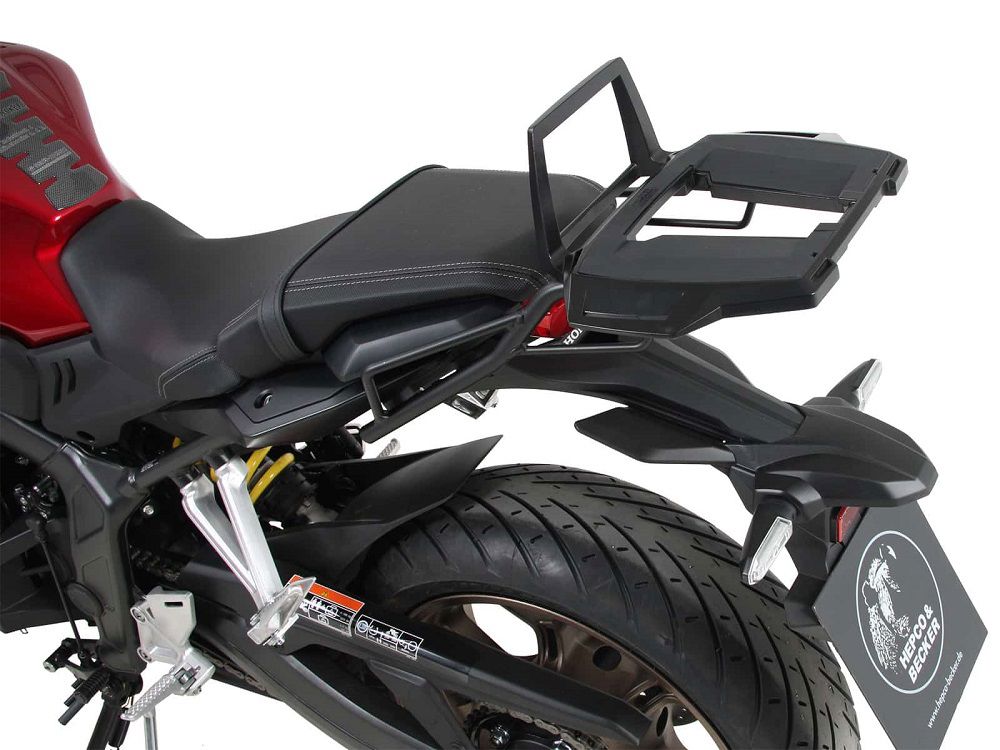 Hepco&Becker Topdrager Alurack zwart voor Honda CBR650R vanaf 2019 tot 2020
