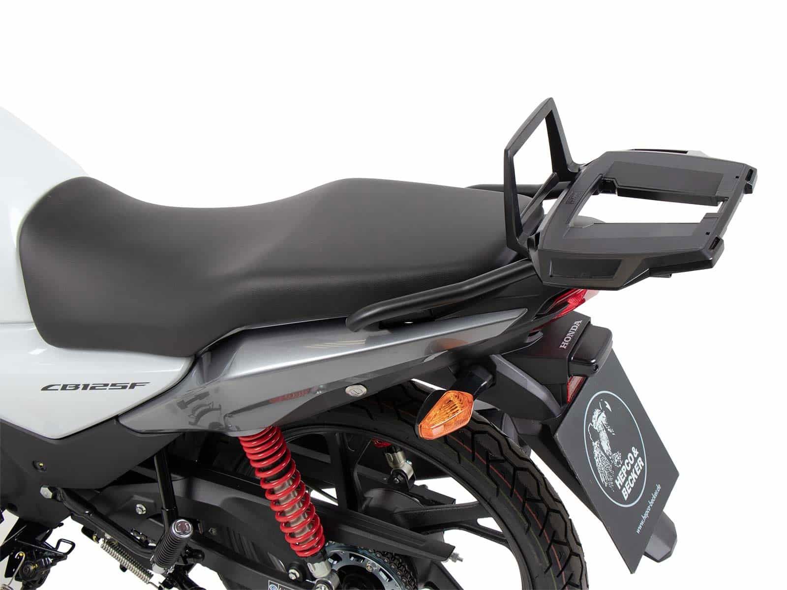 Hepco&Becker Topdrager Alurack zwart voor Honda CB125F vanaf 2021