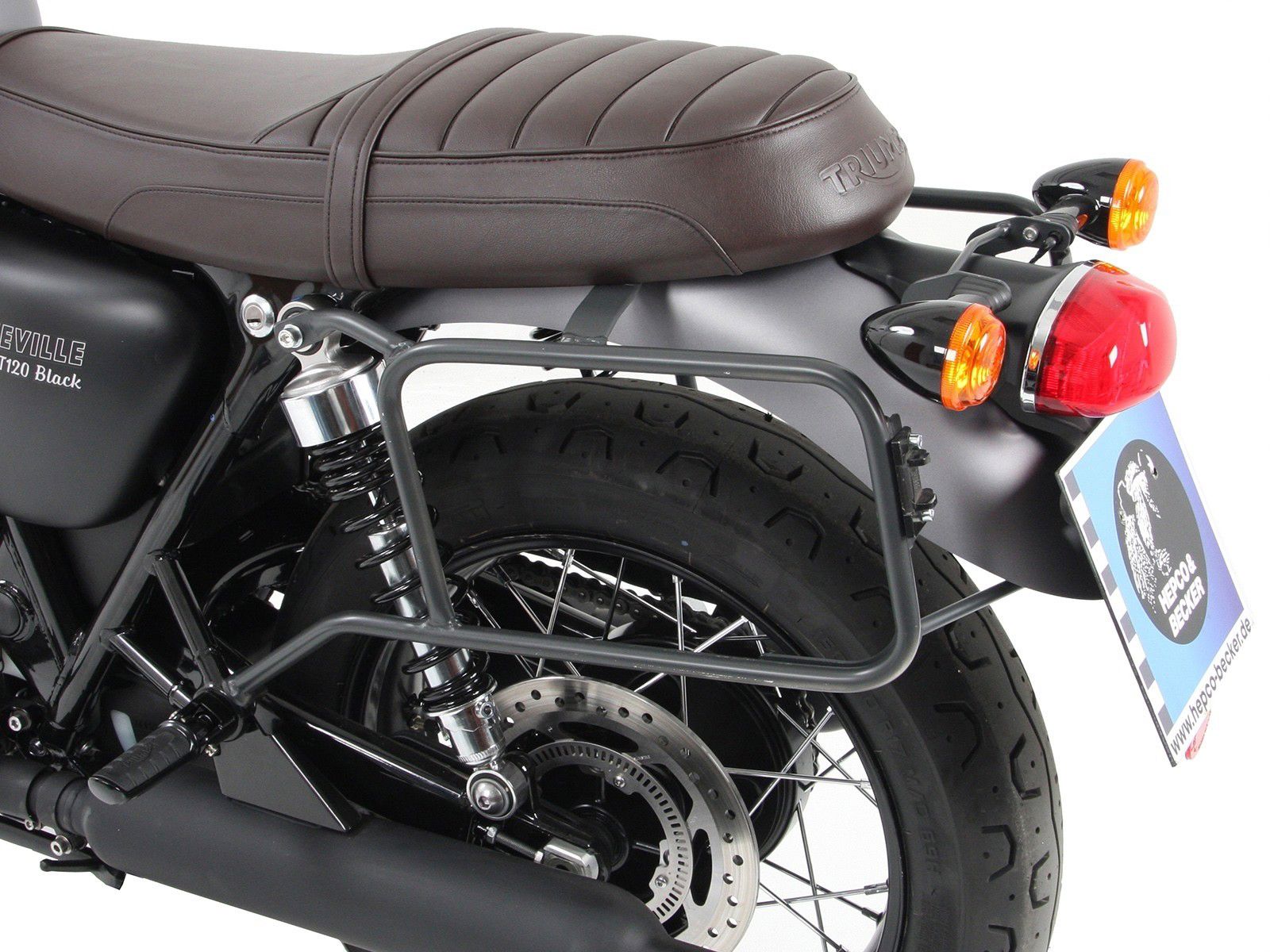 Hepco & Becker Kofferrek zwart Triumph Bonneville T100/ Black vanaf 2017