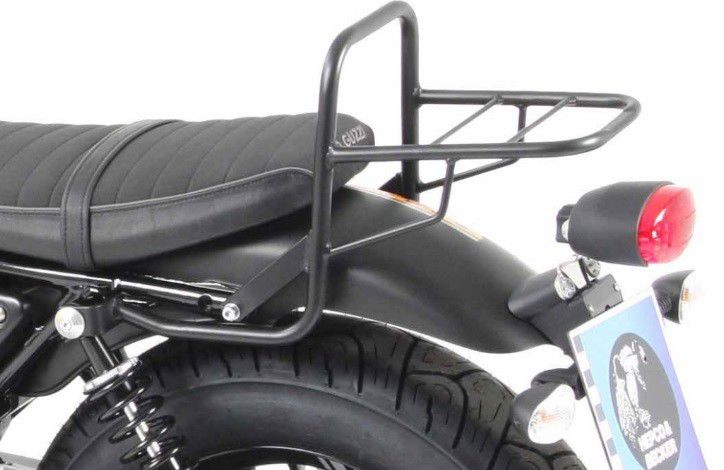 Hepco&Becker Topdrager zwart voor Moto Guzzi V9 Bobber vanaf 2016 (kort zadel)