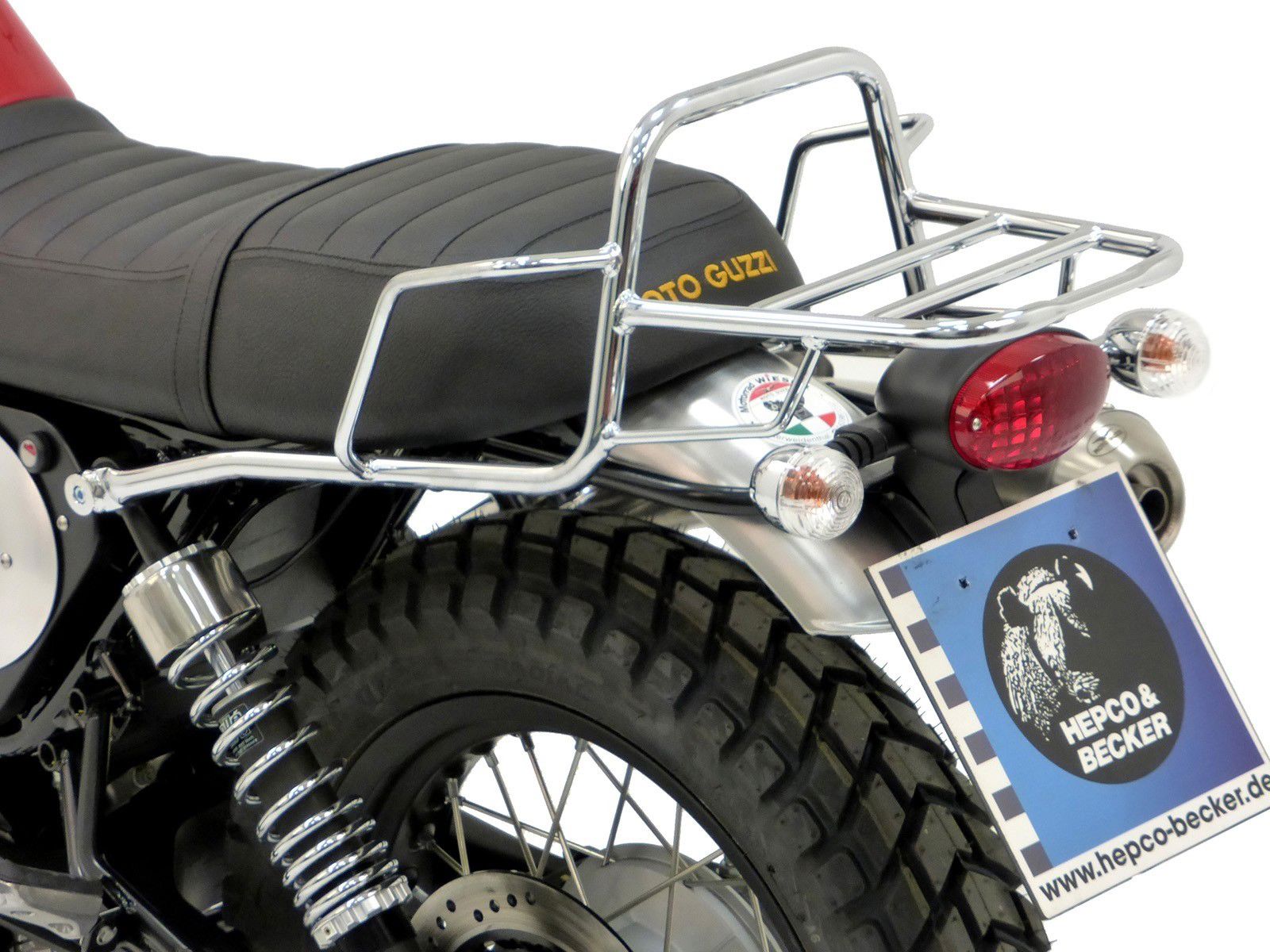 Hepco&Becker Topdrager chroom voor Moto Guzzi V7 II Stornello / Scrambler vanaf 2016