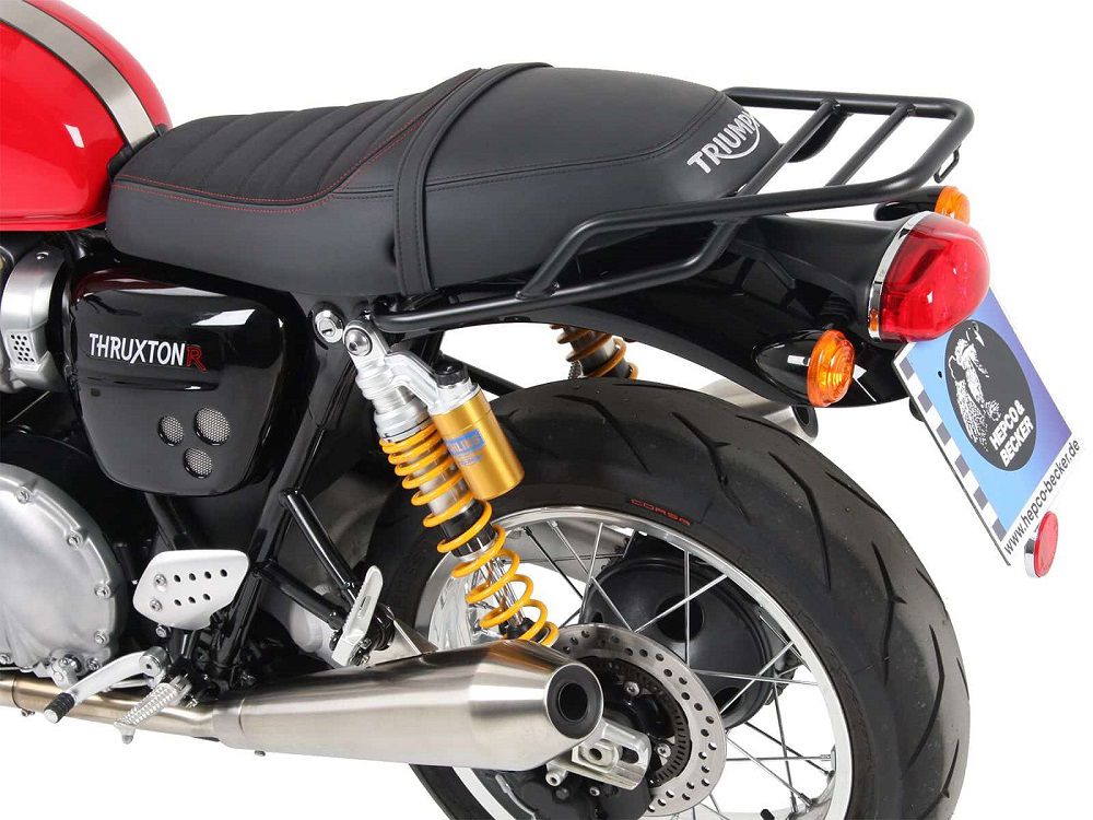 Hepco&Becker Topdrager zwart voor Triumph Thruxton 1200R/RS vanaf 2016