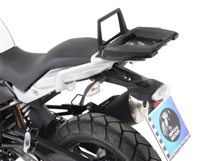 Hepco&Becker Topdrager Alurack zwart voor BMW G310GS vanaf 2017