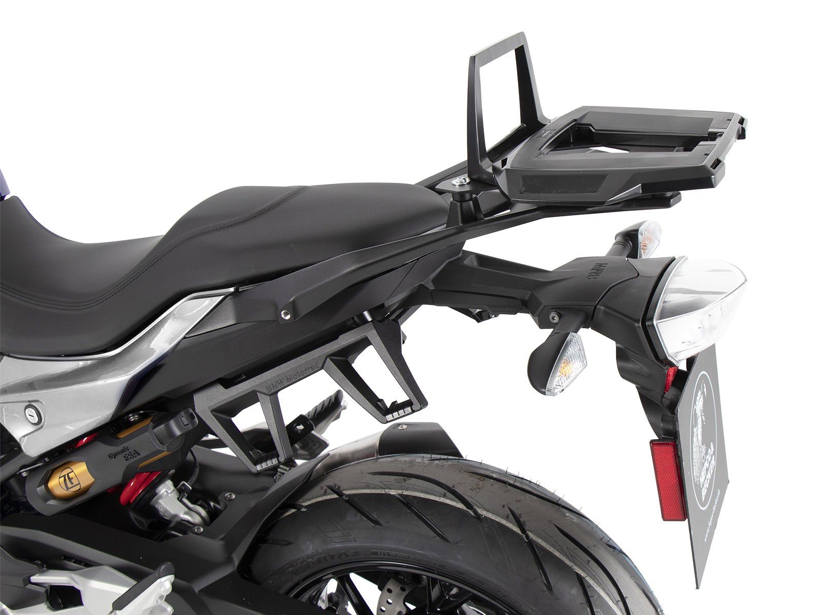 Hepco&Becker Topdrager Alurack zwart voor orgineel rek voor BMW F900XR vanaf 2020
