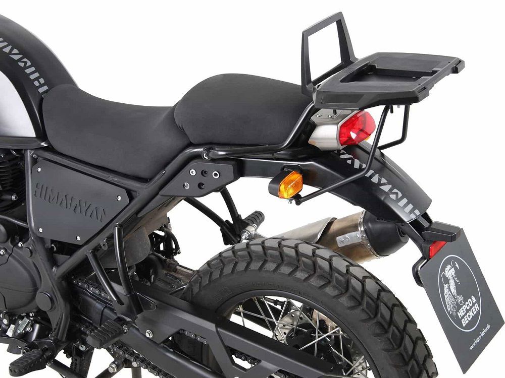 Hepco&Becker Topdrager Alurack zwart voor Royal Enfield Himalayan vanaf 2018 tot 2020