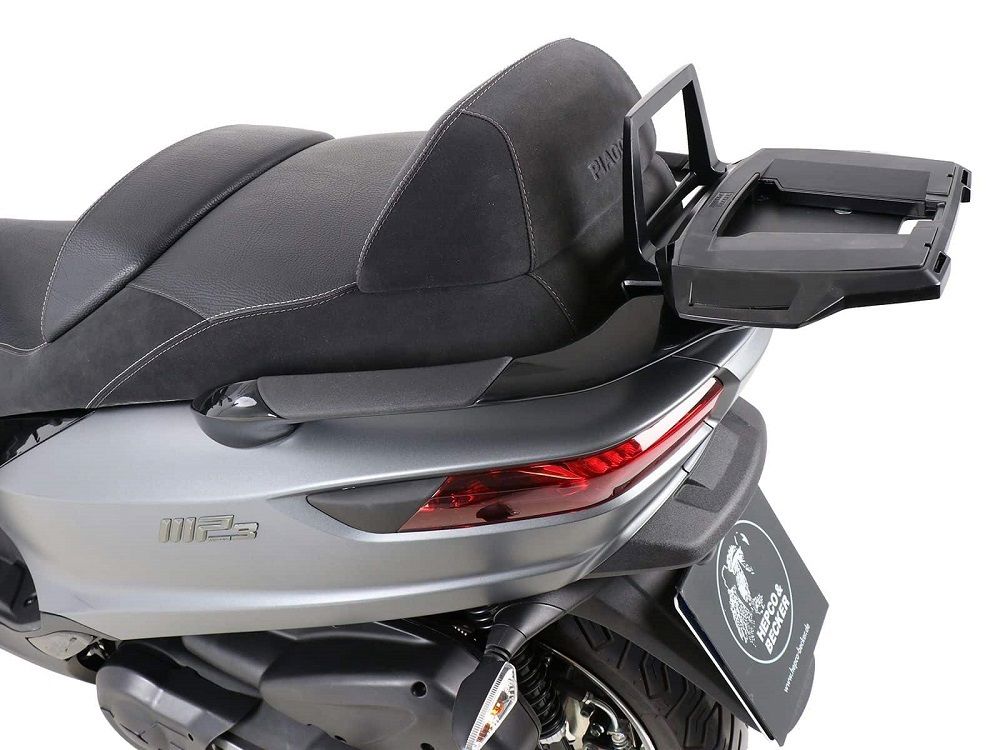 Hepco&Becker Topdrager Alurack zwart voor Piaggio MP3 500 vanaf 2015 tot 2021