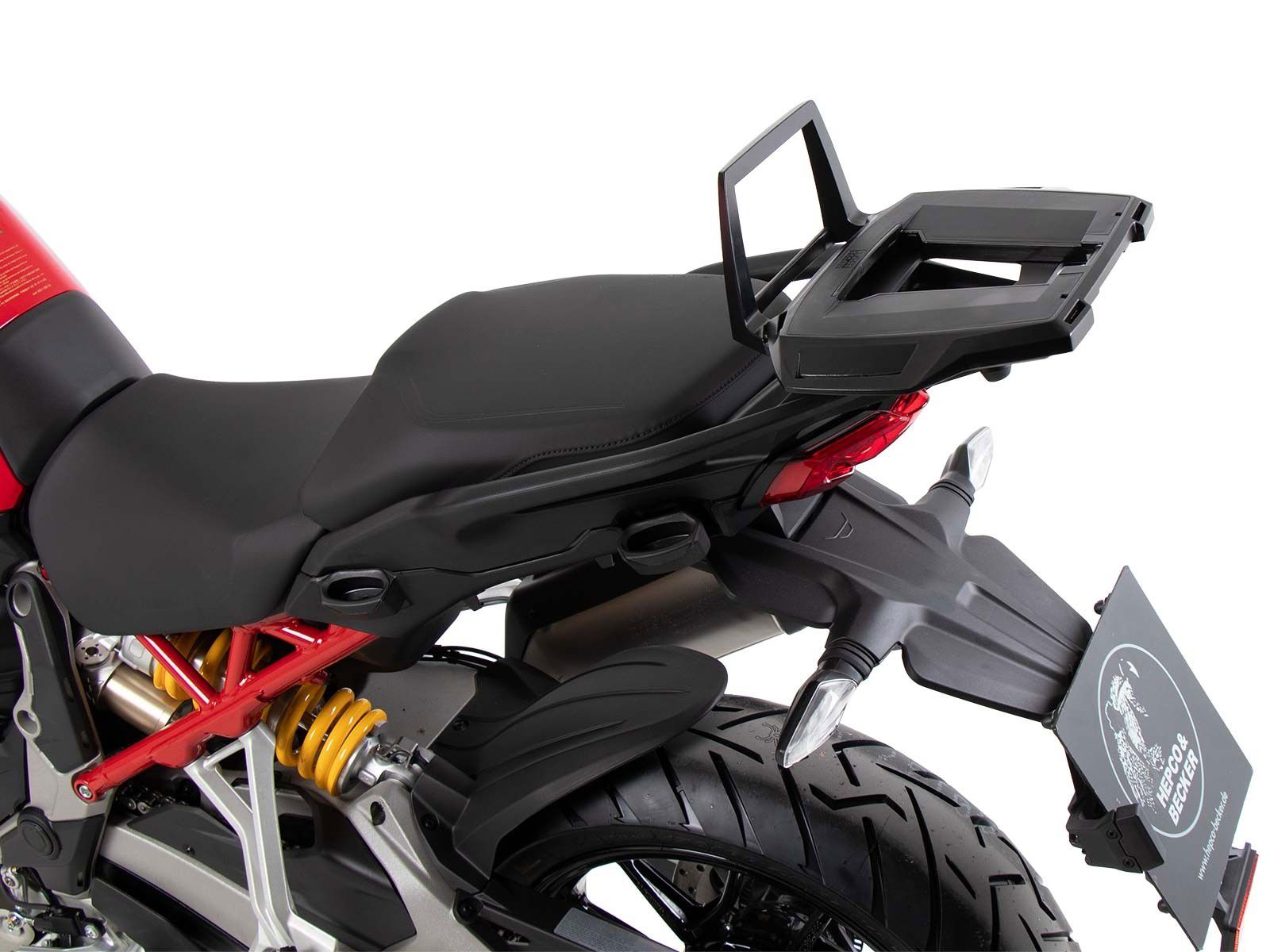 Hepco&Becker Topdrager Alurack zwart voor Ducati Multistrada V4 / S / S Sport vanaf 2021