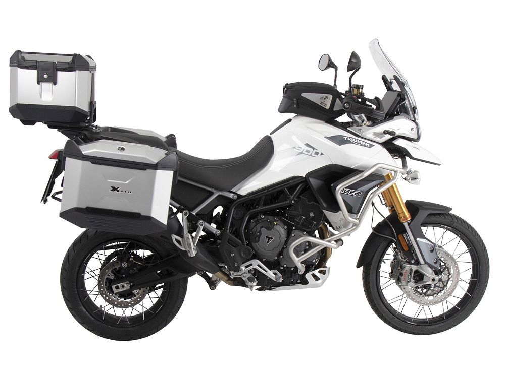 Hepco&Becker Topdrager Alurack zwart voor Triumph Tiger 1200 GT / GT Pro / Rally Pro vanaf 2022