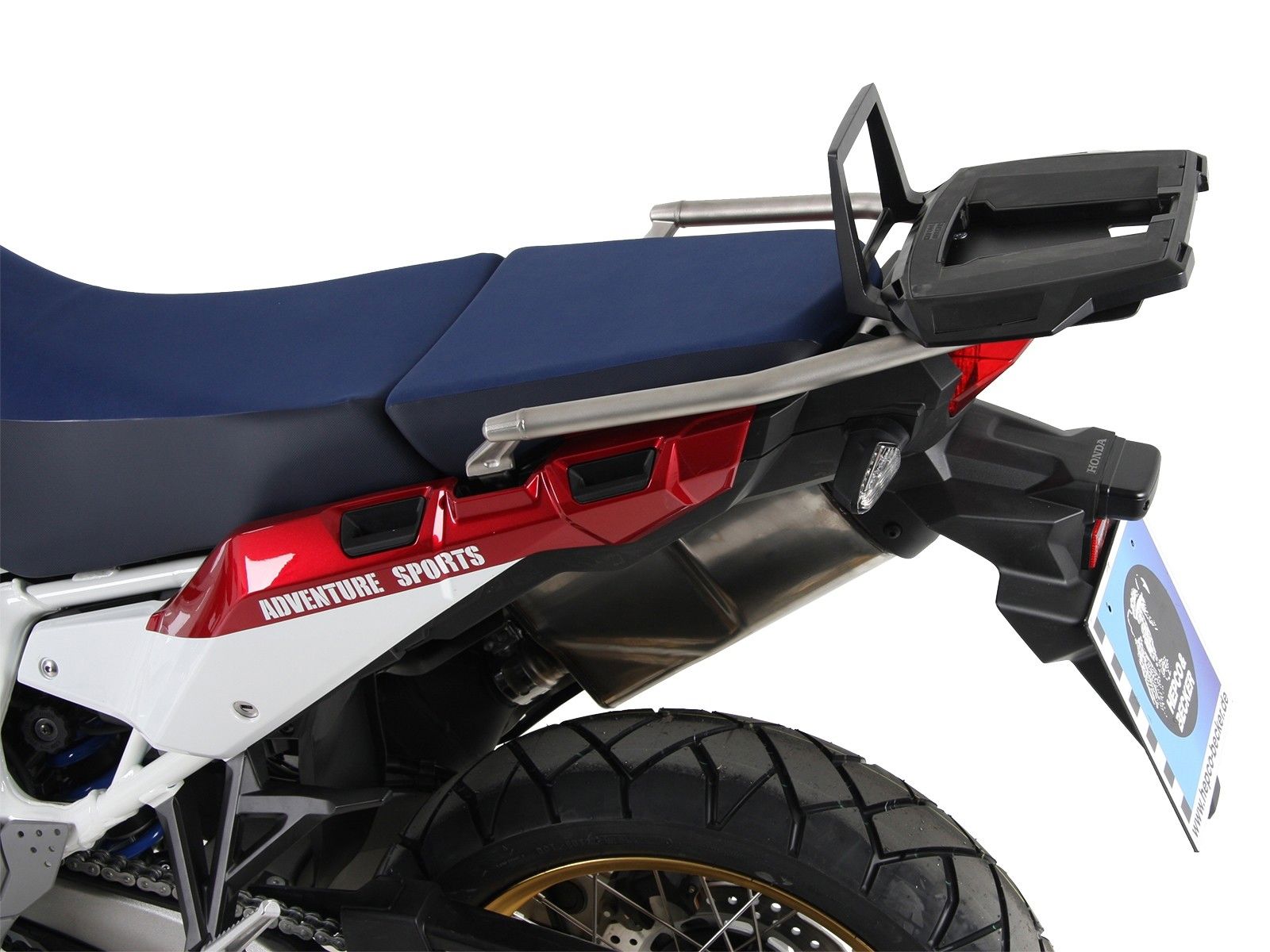 Hepco&Becker Topdrager Alurack zwart voor Honda CRF1000L Africa Twin Adventure Sports vanaf 2018