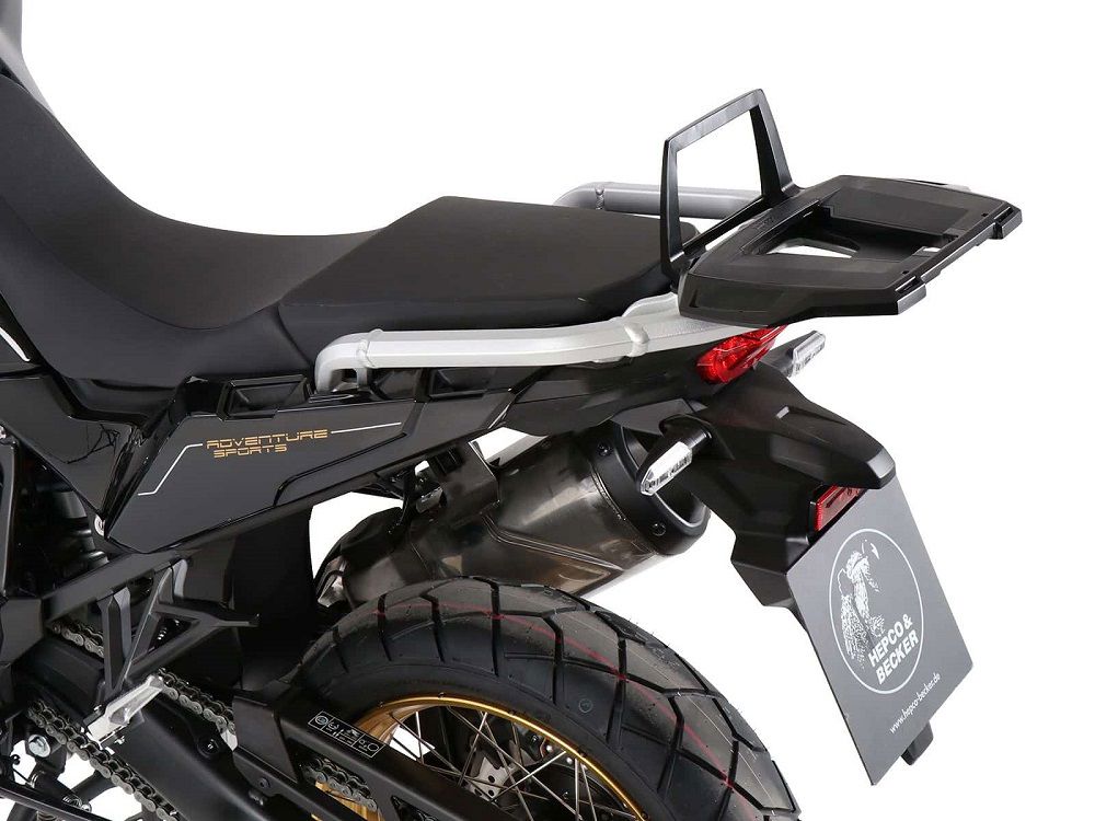 Hepco&Becker Topdrager Alurack zwart voor Honda CRF1100L Africa Twin vanaf 2020 tot 2024