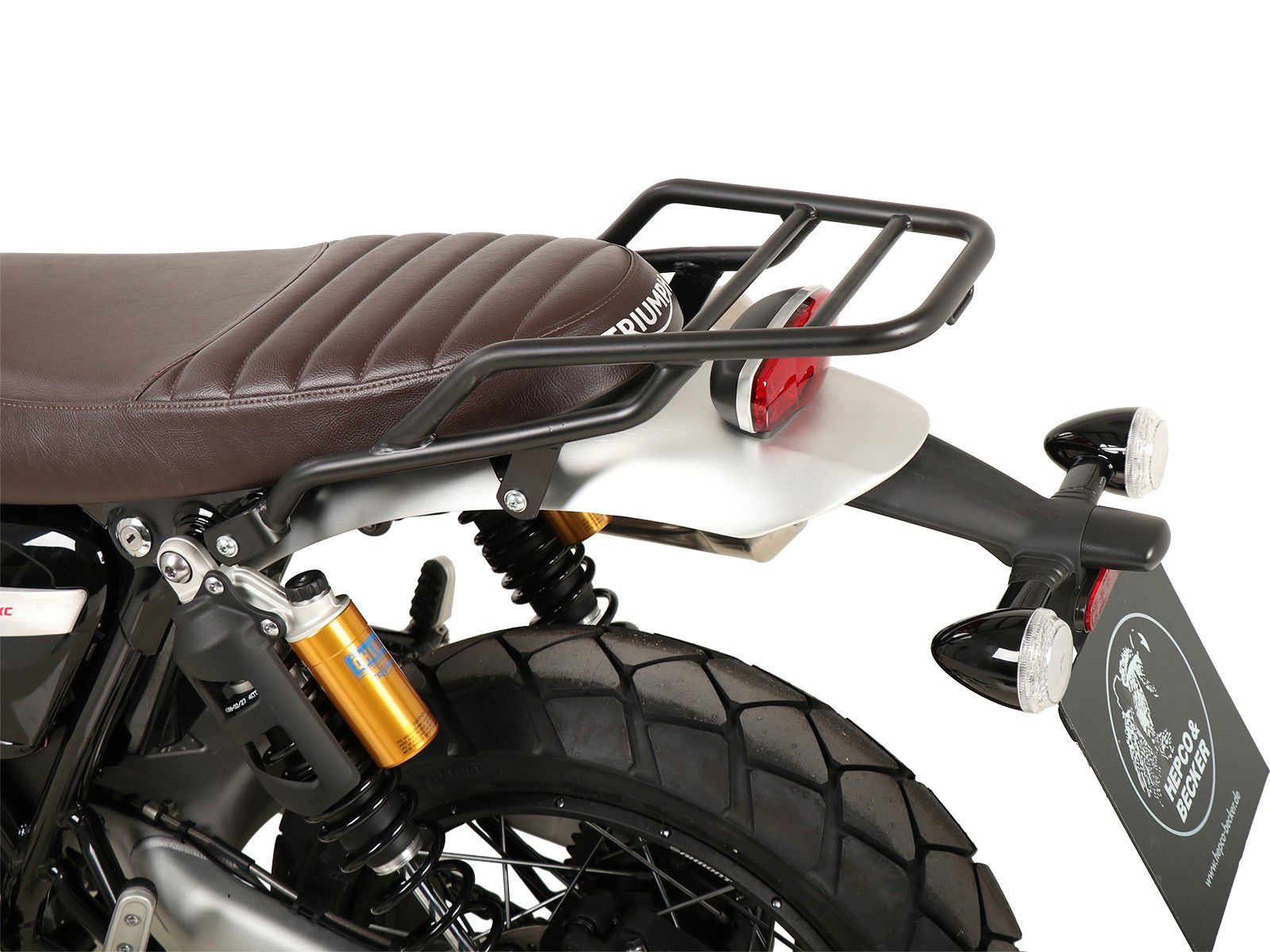 Hepco&Becker Topdrager zwart voor Triumph Scrambler 1200 XE vanaf 2019